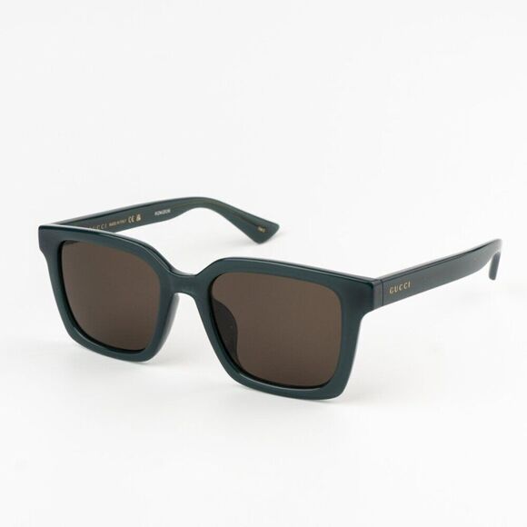 NEW Gucci GG1582SK 003 Opal Blue Grey Brown Unisex Square Sunglasses GG 1582SK main image 5